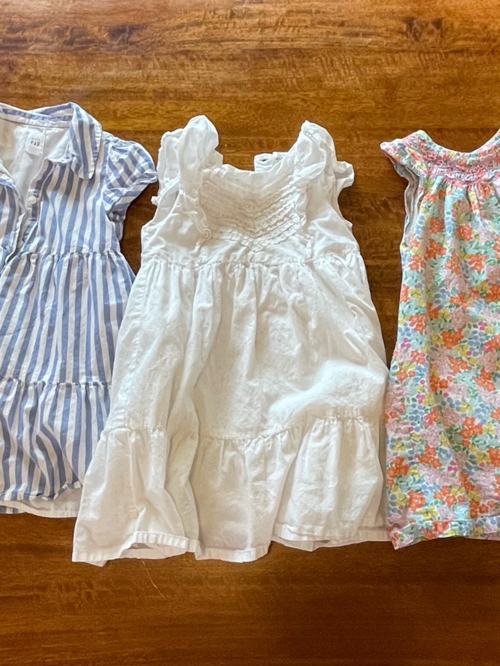 GAP, BODEN, and Osh Kosh 3T dresses